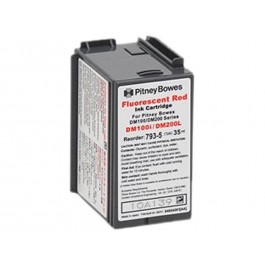 Brand New Original PITNEY BOWES 793-5 INK / INKJET Cartridge Red Brand New Original PITNEY BOWES 793-5 INK / INKJET Cartridge Red