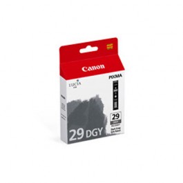 Brand New Original CANON PGI-29DGY Inkjet Cartridge Dark Gray