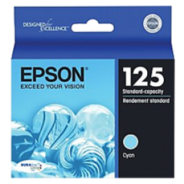 Brand New Original Epson T125220 INK / INKJET Cartridge Cyan