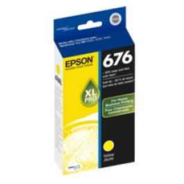 Brand New Original EPSON T676XL420 676XL High Yield INK / INKJET Cartridge Yellow