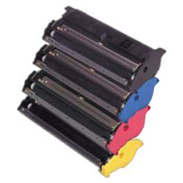 Konica Minolta 2200 Laser Toner Cartridge Set Black Cyan Yellow Magenta Konica Minolta 2200 Laser Toner Cartridge Set Black Cyan Yellow Magenta