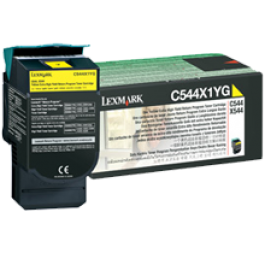 Brand New Original LEXMARK / IBM C544X1YG High Yield Laser Toner Cartridge Yellow