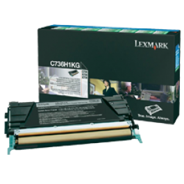 Brand New Original LEXMARK C736H1KG Laser Toner Cartridge Black