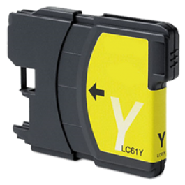 Brother LC61Y Ink Cartridge Yellow Brother LC61Y Ink Cartridge Yellow
