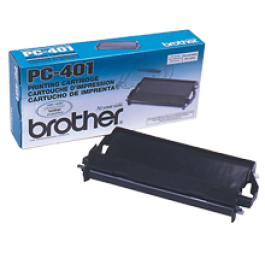 Brand New Original Brother PC-401 FILM CARTRIDGE AND ROLL