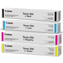 Brand New Original CANON OEM-034 Set (034) Laser Toner Cartridge Set