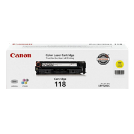 Brand New Original CANON 2659B001AA CRG-118Y Laser Toner Cartridge Yellow