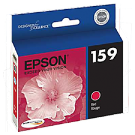 Brand New Original EPSON T159720 INK / INKJET Cartridge High Yield Ultra Chrome High Gloss Red