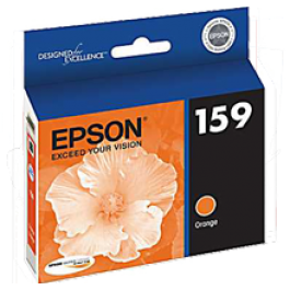 Brand New Original EPSON T159920 INK / INKJET Cartridge High Yield Ultra Chrome High Gloss Orange