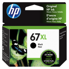 Brand New Original HP 3YM57AN (67XL) Black Ink / Inkjet Cartridge Brand New Original HP 3YM57AN (67XL) Black Ink / Inkjet Cartridge