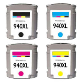 HP 940XL INK / INKJET Set Black Cyan Yellow Magenta