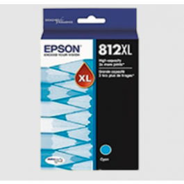 Brand New Original Epson T812XL220 Cyan Ink / Inkjet Cartridge High Yield