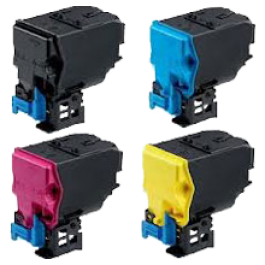 KONICA MINOLTA C3350 / C3850 (TNP-48) Laser Toner Cartridge Set Black Cyan Magenta Yellow KONICA MINOLTA C3350 / C3850 (TNP-48) Laser Toner Cartridge Set Black Cyan Magenta Yellow