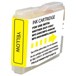 Brother LC51Y Ink Cartridge Yellow Brother LC51Y Ink Cartridge Yellow