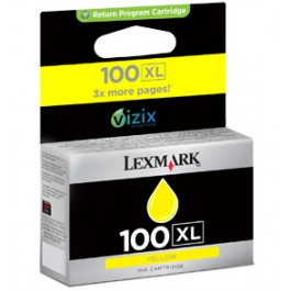 Brand New Original LEXMARK 14N1071 100XL High Yield INK / INKJET Cartridge Yellow