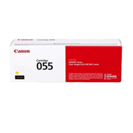 Brand New Original Canon 3013C001 (055) Yellow Laser Toner Cartridge No Chip