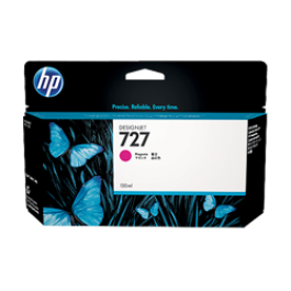 Brand New Original HP B3P20A (727) High Yield Ink/Inkjet Cartridge Magenta (130 Ml)