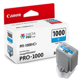 Brand New Original Canon PFI-1000C INK / INKJET Cartridge Cyan Brand New Original Canon PFI-1000C INK / INKJET Cartridge Cyan