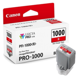 Brand New Original Canon PFI-1000R INK / INKJET Cartridge Red Brand New Original Canon PFI-1000R INK / INKJET Cartridge Red
