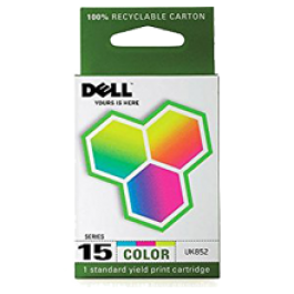 Brand New Original DELL UK852 Series 15 INK / INKJET Cartridge Color
