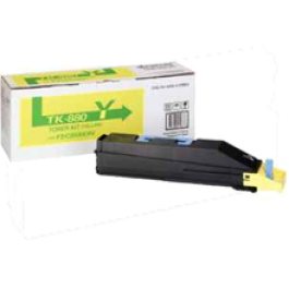 Brand New Original OEM KYOCERA / MITA TK-867Y Laser Toner Cartridge Yellow