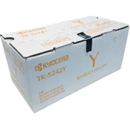 Brand New Original OEM-Kyocera / Mita TK5242Y Laser Toner Cartridge Yellow