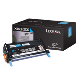 Brand New Original LEXMARK X560H2CG High Yield Laser Toner Cartridge Cyan