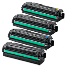 SAMSUNG CLP-680 Laser Toner Cartridge Set Black Cyan Yellow Magenta