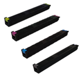 Sharp MX-4100 / MX-5110 Laser Toner Cartridge Set Black Cyan Magenta Yellow Sharp MX-4100 / MX-5110 Laser Toner Cartridge Set Black Cyan Magenta Yellow