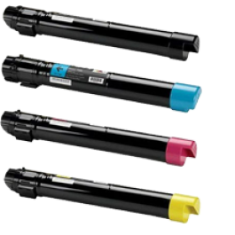 Brand New Original XEROX 7800 Laser Toner Cartridge Set Black Cyan Yellow Magenta High Yield