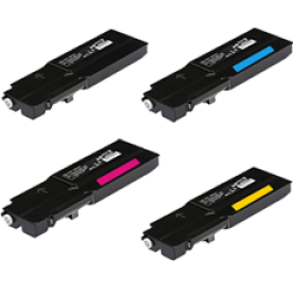 XEROX C400 / C405 Extra High Yield Laser Toner Cartridge Set Black Cyan Magenta Yellow