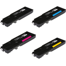 XEROX C400 / C405 High Yield Laser Toner Cartridge Set Black Cyan Magenta Yellow