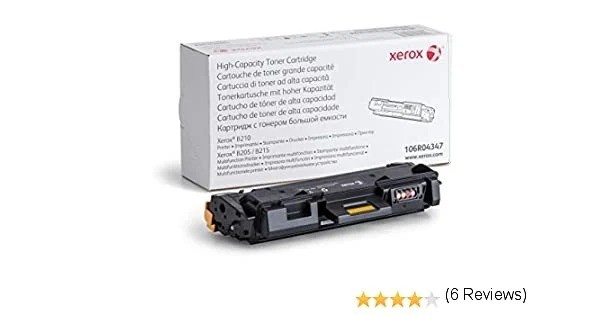 Brand New Original Xerox 106R04347 Black Laser Toner Cartridge