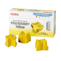 Brand New Original Xerox 108R00725 SOLID Ink Sticks Yellow (3 Per Box)
