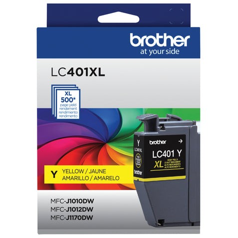 Brand New Original Brother LC401YS High Yield Yellow Ink Cartridge