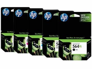 Brand New Original HP 564XL INK / INKJET Cartridge Set Black Photo Black Cyan Yellow Magenta