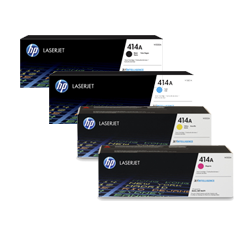 ~BRAND NEW ORIGINAL HP 414A SET (414A) LASER TONER CARTRIDGE SET BLACK CYAN MAGENTA YELLOW 