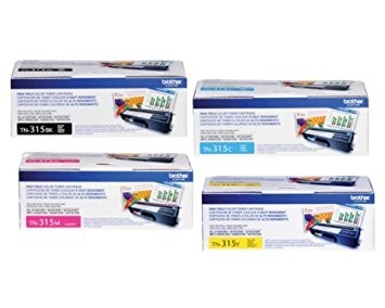 ~Brand New Original Brother TN315 Laser Toner Cartridge High Yield Set Black Cyan Magenta Yellow