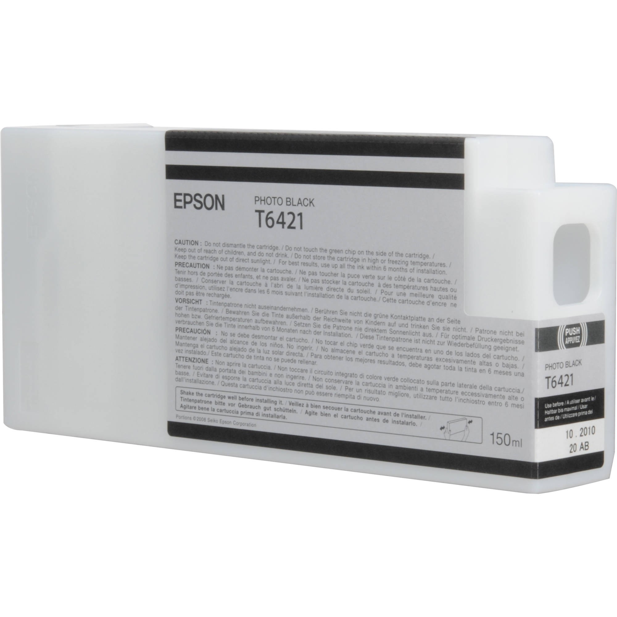 ~Brand New Original EPSON T642100 INK / INKJET Cartridge Photo Black