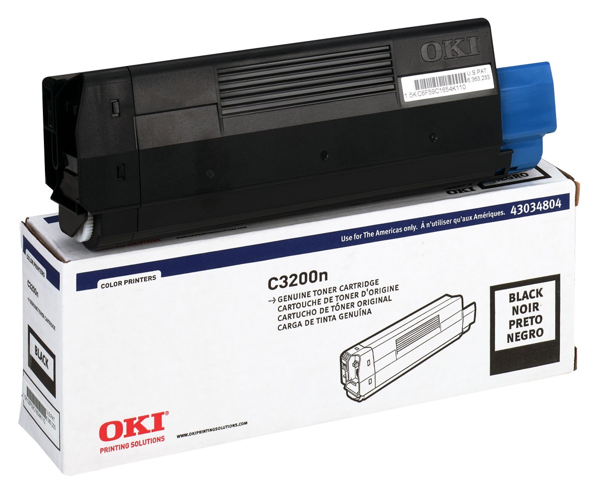 OKIDATA 43034804 Laser Toner Cartridge Black