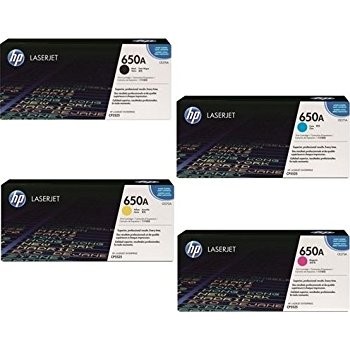 HP CP5525 Laser Toner Cartridge Set Black Cyan Yellow Magenta