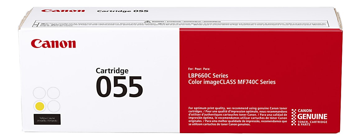 Canon 3017C001 (055H) Yellow High Yield Laser Toner Cartridg