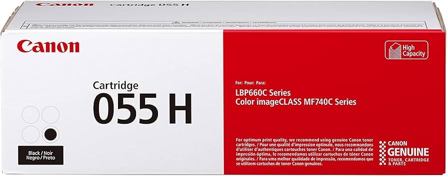 Canon 3020C001 (055H) Black High Yield Laser Toner Cartridge