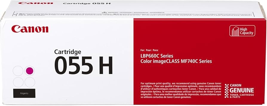 Canon 3018C001 (055H) Magenta High Yield Laser Toner Cartridge