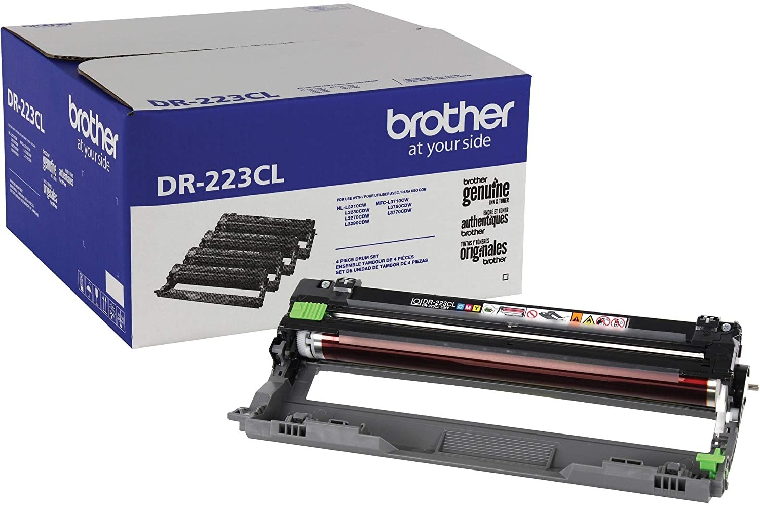 Brother DR223Brand New Original SET (DR227) Black Cyan Magenta Yellow Laser Drum / Imaging Unit With Chip