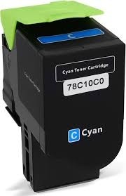 Lexmark IBM 78C10C0 Cyan Laser Toner Cartridge Lexmark IBM 78C10C0 Cyan Laser Toner Cartridge