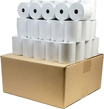 Thermal Paper Rolls 2-1/4" x 60' 100/Pack (1 Box)