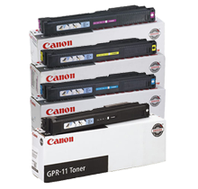 Brand New Original CANON GPR-11 Laser Toner Cartridge Set Black Cyan Yellow Magenta