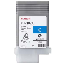 Brand New Original CANON PFI-102C INK / INKJET Cartridge Cyan