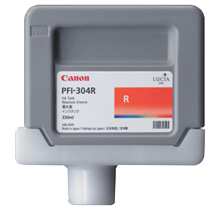Brand New Original CANON PFI-304R INK / INKJET Cartridges Red